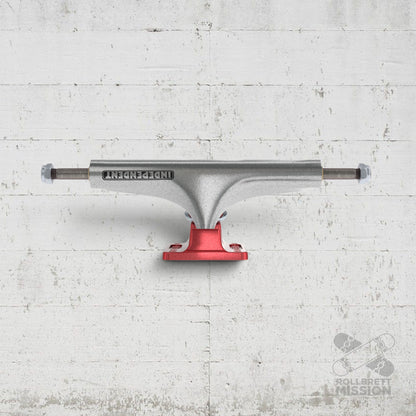 Independent Stage 4 215 Hollow Bar Logo silver ano red 10.0" Truck