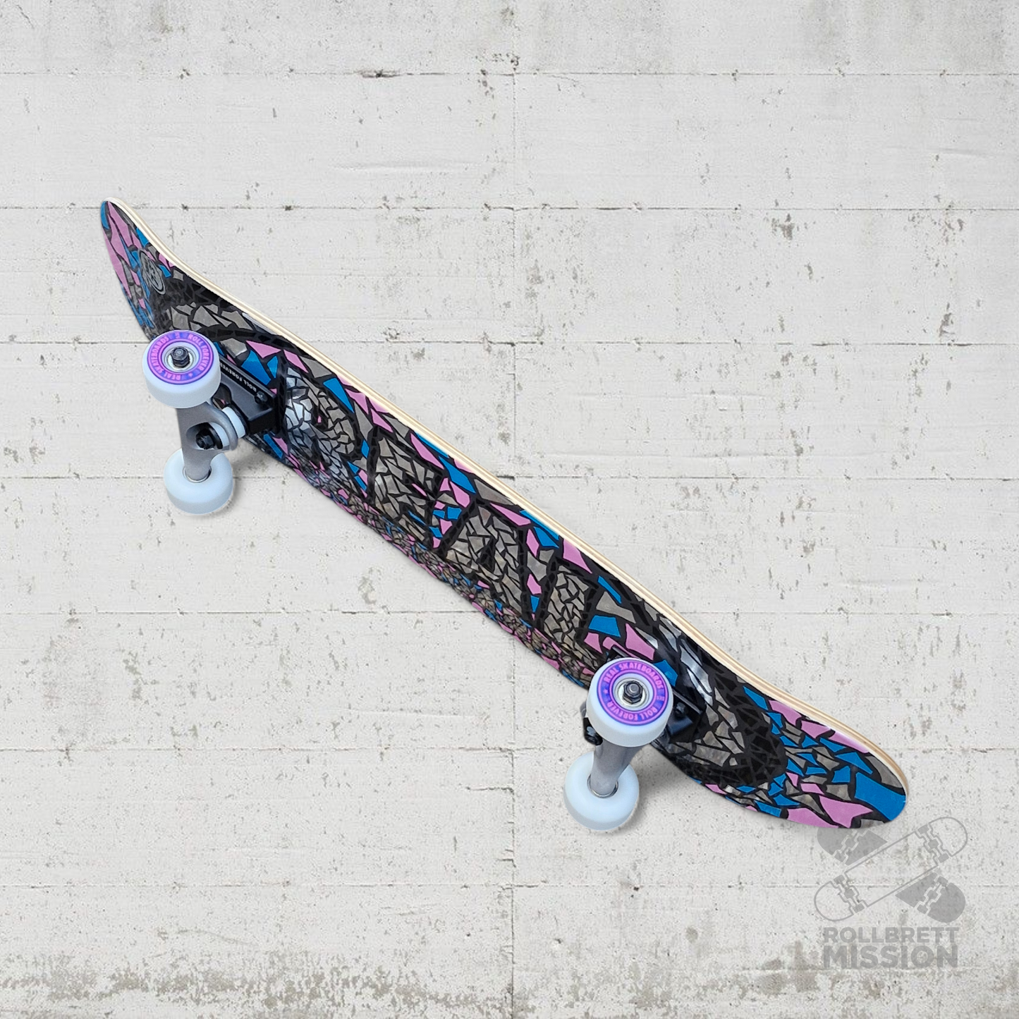 Real Complete Skateboard Oval Foil MINI 7.3 x 29.3