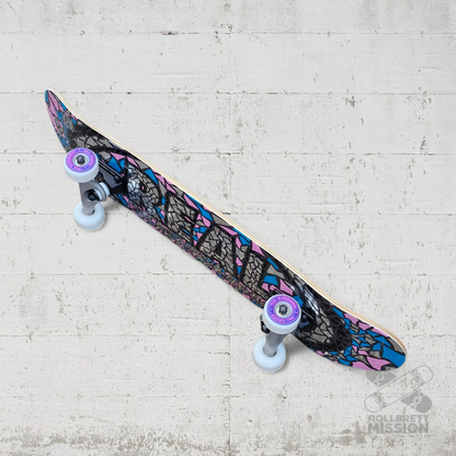 Real Complete Skateboard Oval Foil MINI 7.3 x 29.3