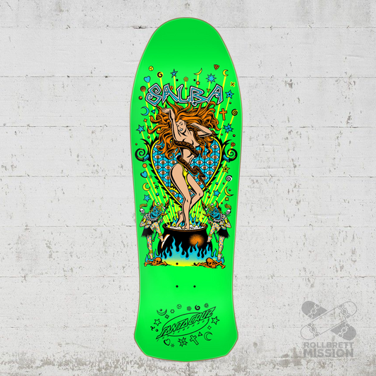 Santa Cruz Salba Witch Doctor green Reissue Deck