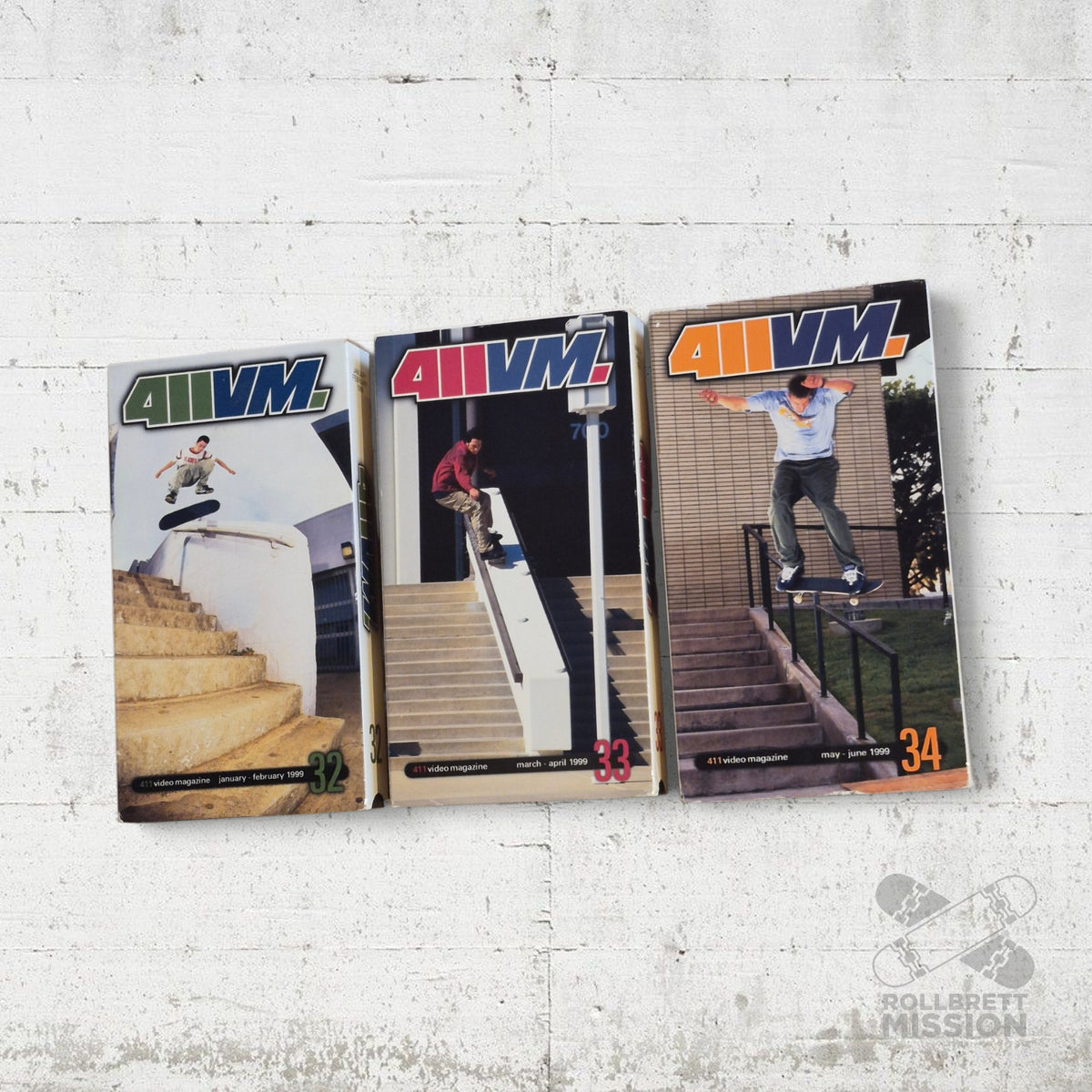 VHS Skatevideo 411VM Issue 32 33 34 35 36 37 1999