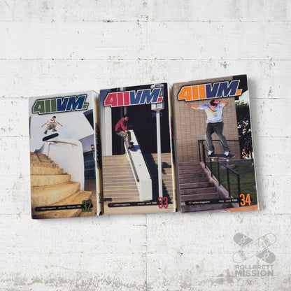 VHS Skatevideo 411VM Issue 32 33 34 35 36 37 1999