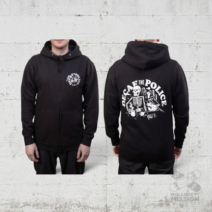Koloss Hooded Zipper Decaf The Police black
