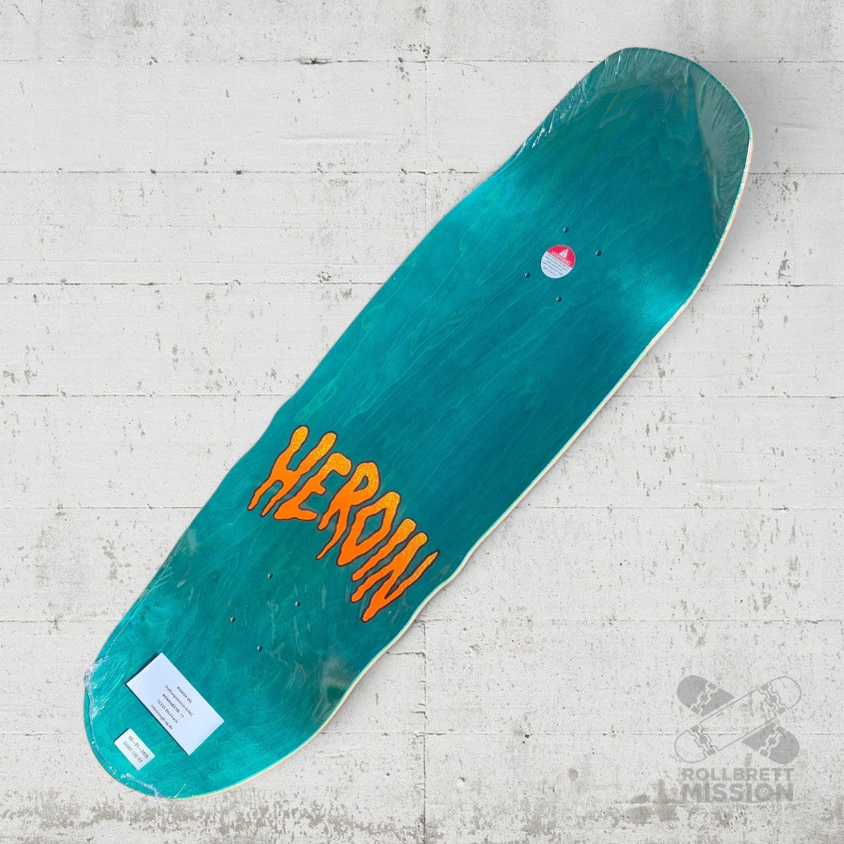 Heroin Skateboards Swampy Eyes 10.0 Deck