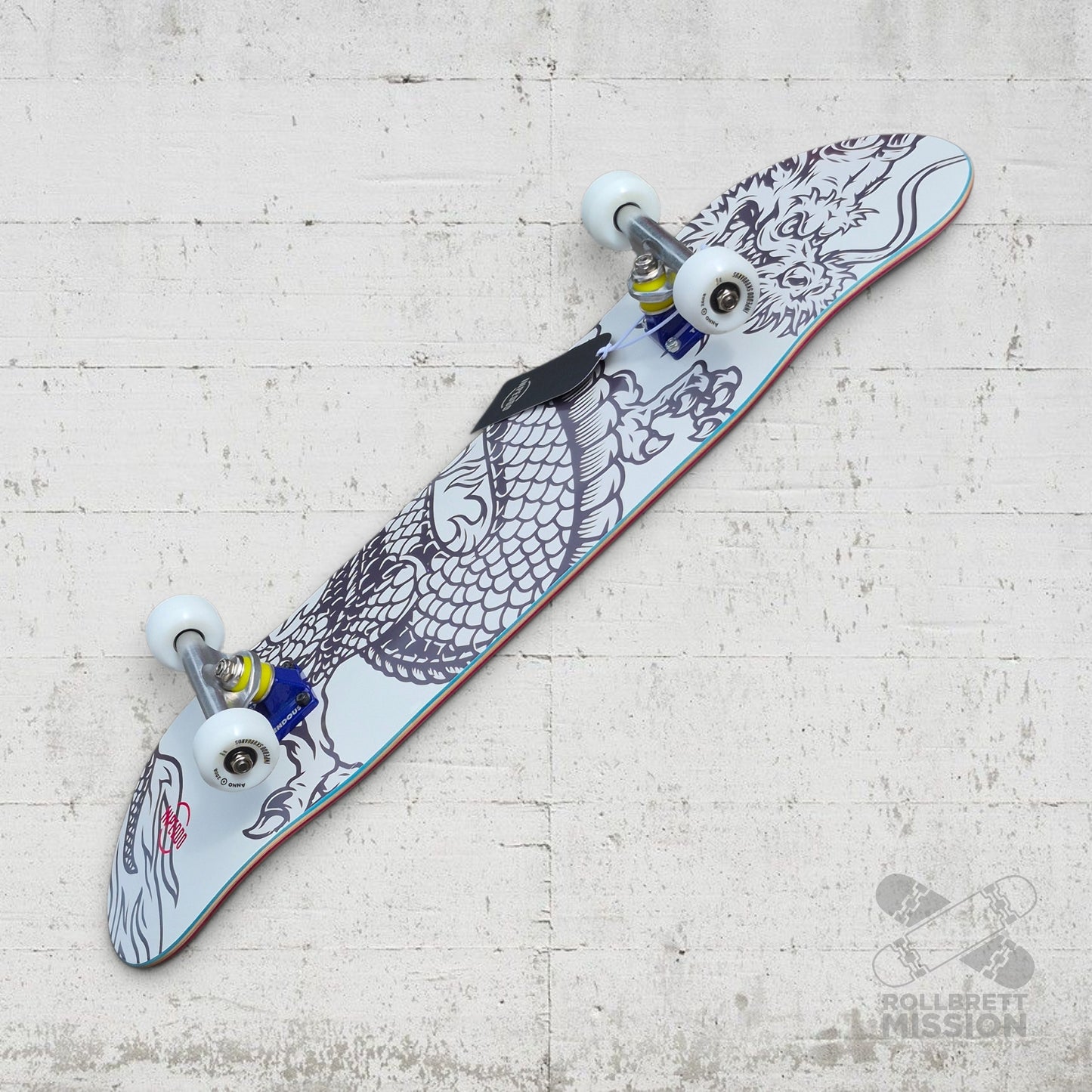 Inpeddo Dragon Yang Premium 8.0" Mid Size Complete Skateboard