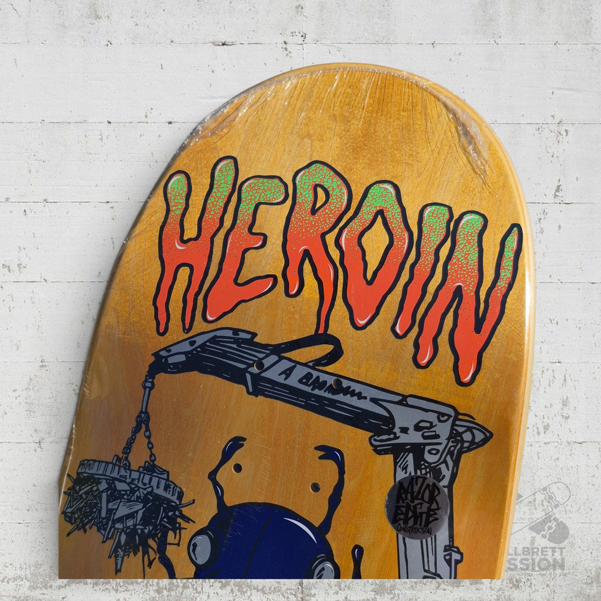 Heroin Skateboards Craig Questions Bug 9.6 Deck