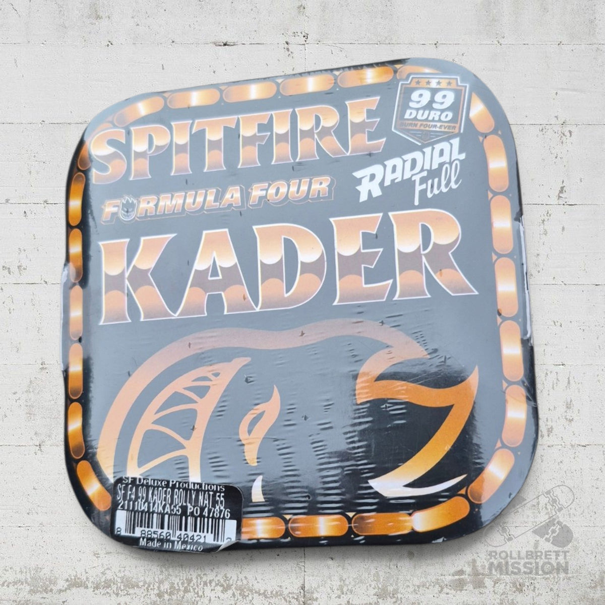 Spitfire F4 Kader Rolly Radial Full 55mm 99A Wheels