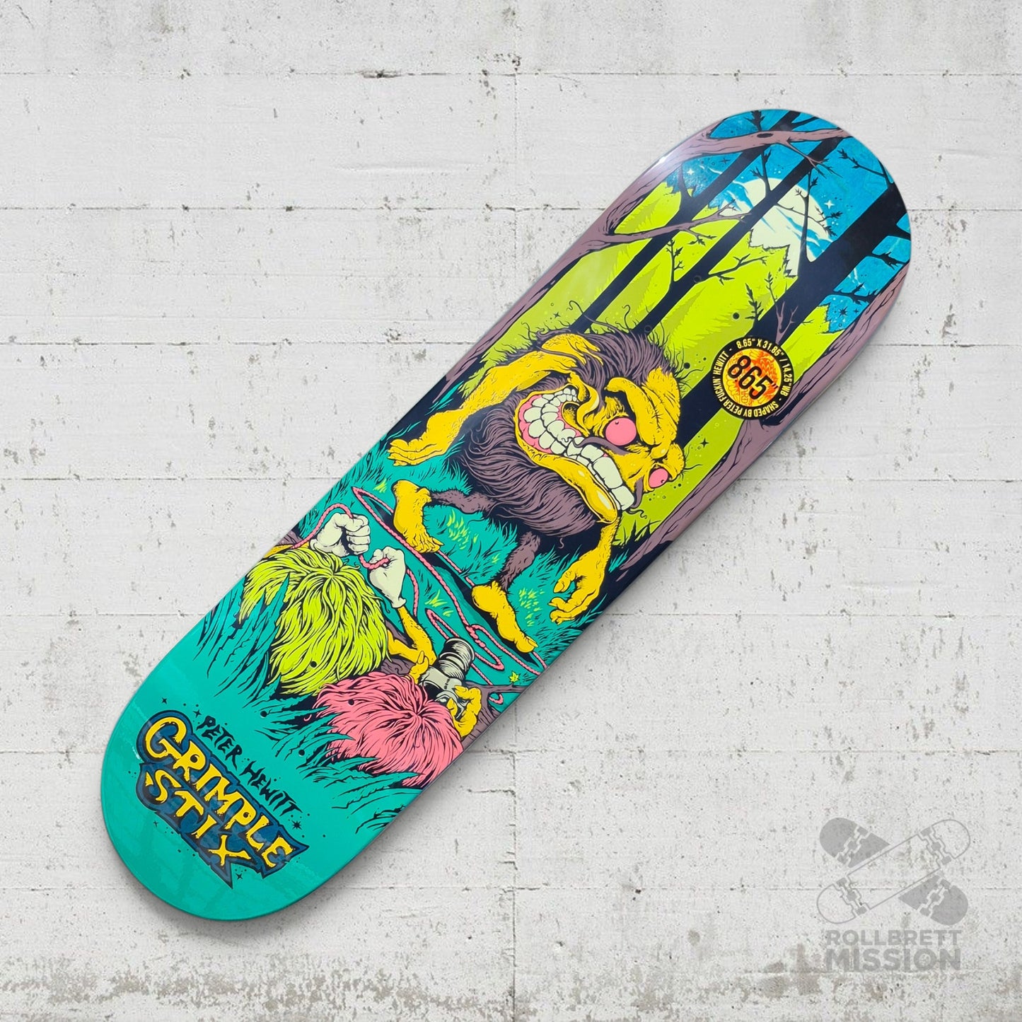 Anti Hero Hewitt Grimple Stix Gryptids 8.65 Deck