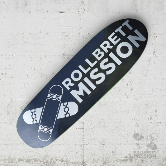 Rollbrett Mission Black Logo 9.25 Special Shape Deck