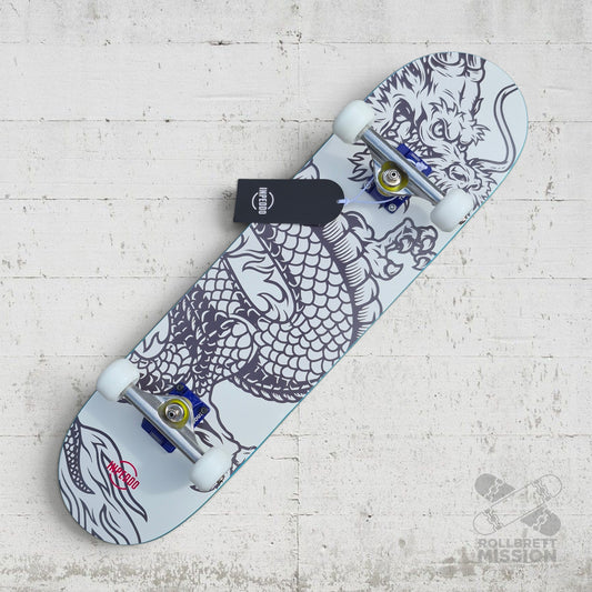 Inpeddo Dragon Yang Premium 8.0" Mid Size Complete Skateboard