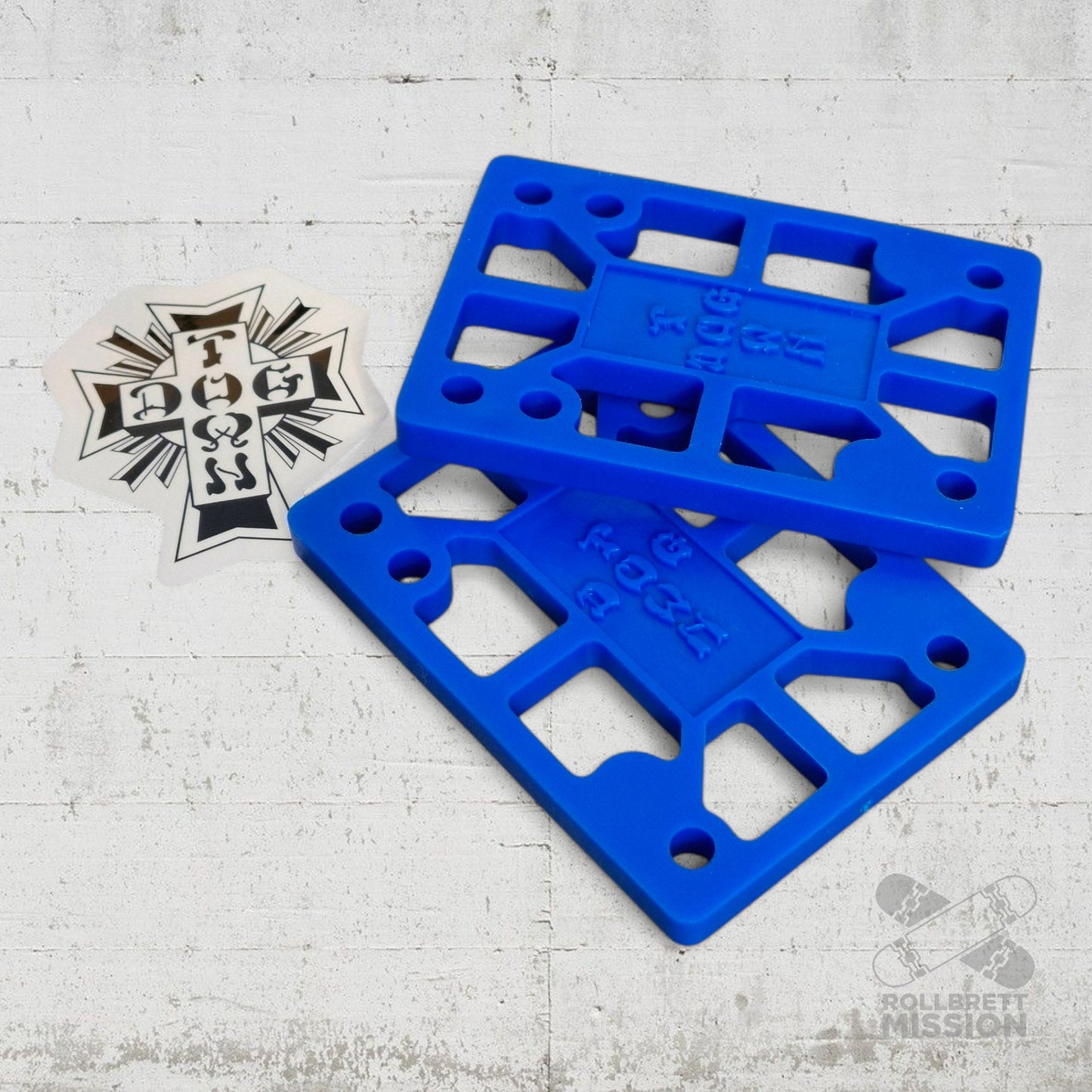 Dogtown Riser Pads 1/4" blue