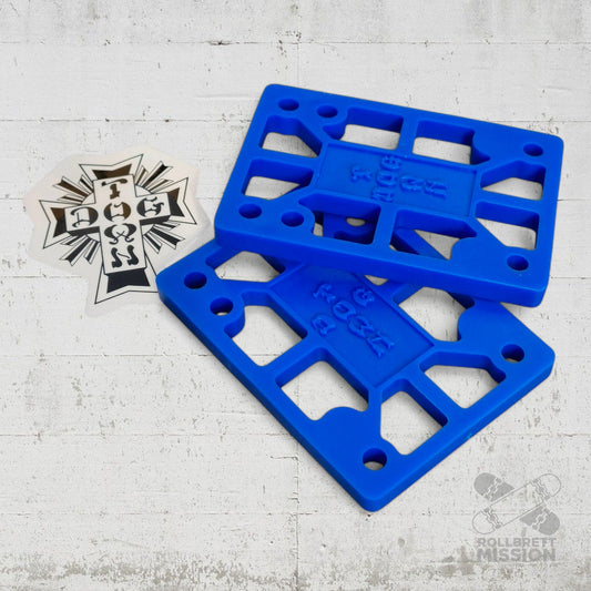 Dogtown Riser Pads 1/4" blue