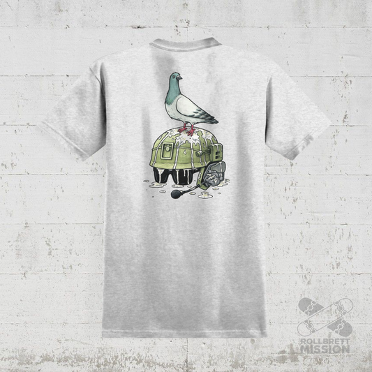 Anti Hero T-Shirt Liberdad Ringspun ash grey