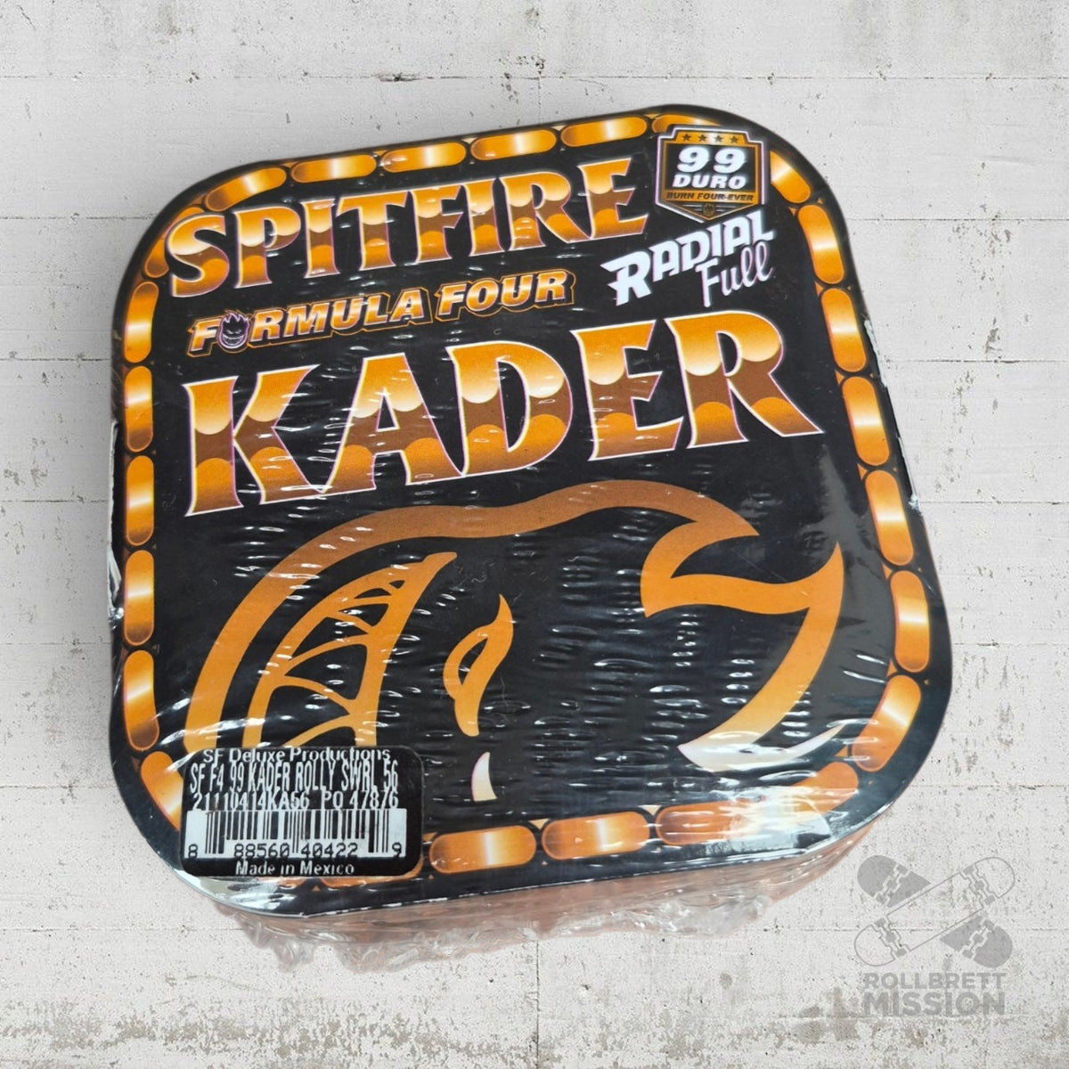 Spitfire F4 Kader Rolly Swirl Radial Full 56mm 99A Wheels