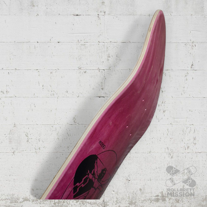 Rollbrett Mission KURZER ZWILLING Vitruvian 9.0 Short Twintail Deck