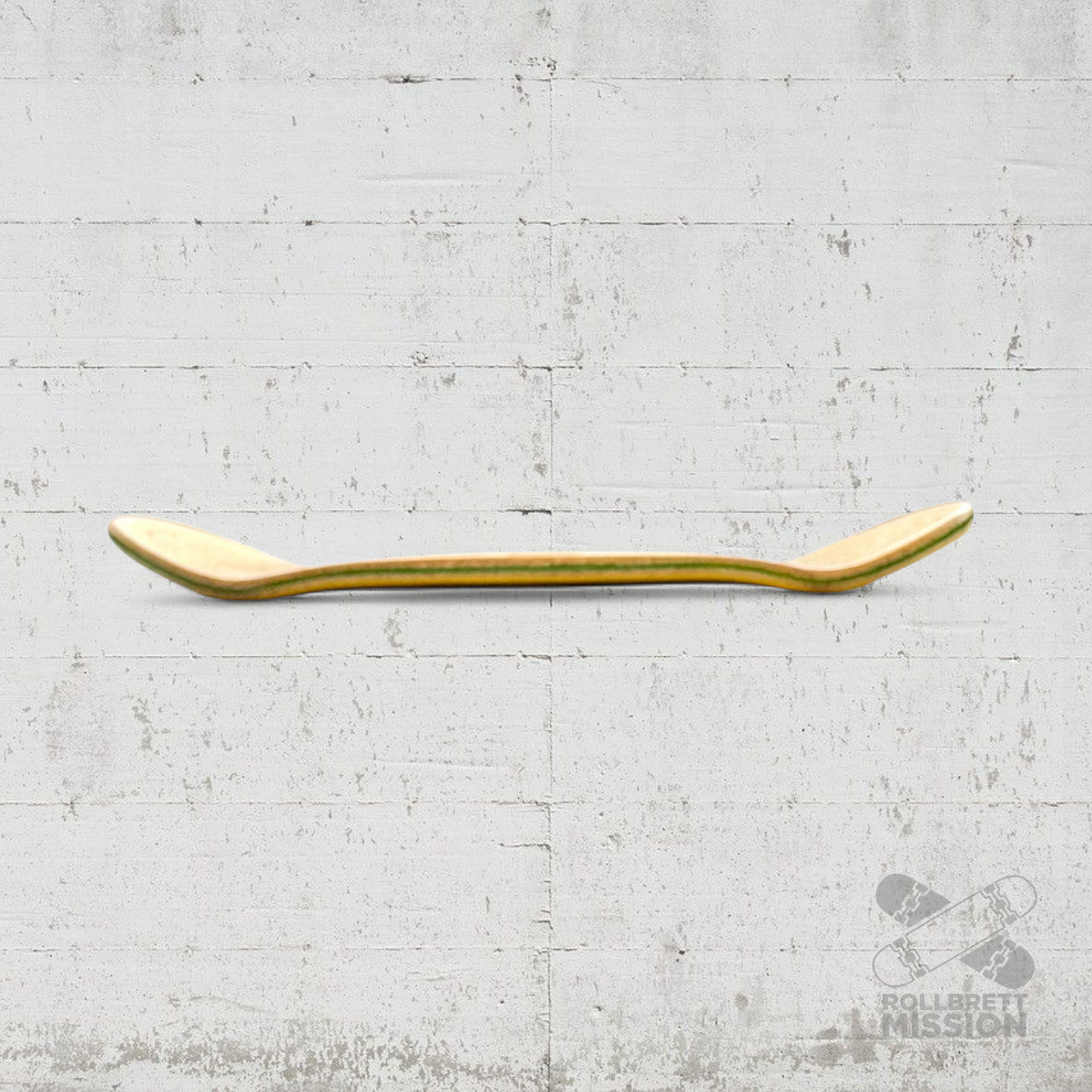 Custom x Rollbrett Mission Fingerboard Deck Shop Spirit 34mm Boxy Shape