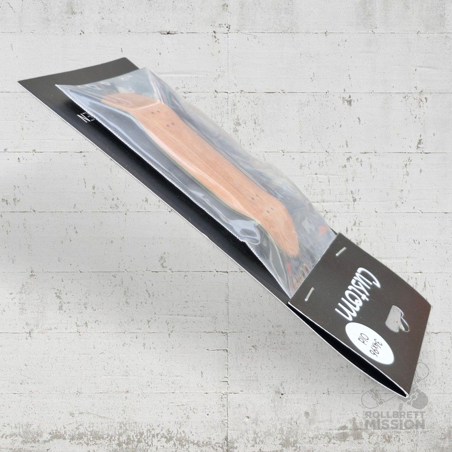 Custom Fingerboard Deck Old School dark brown