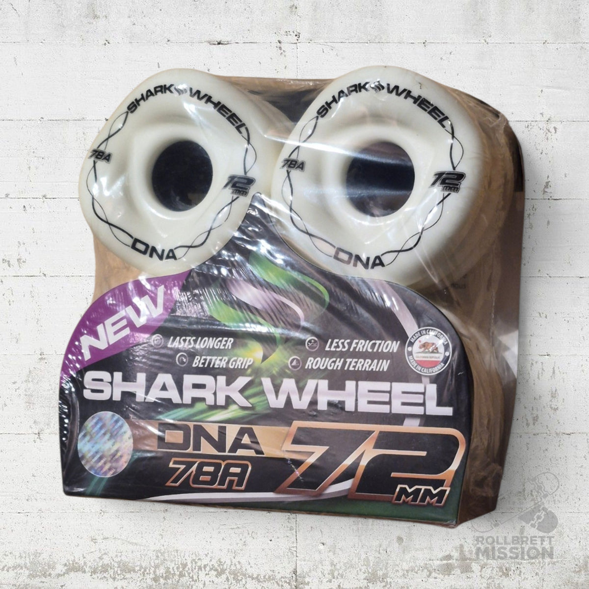 Shark Wheels DNA 78A 72mm white