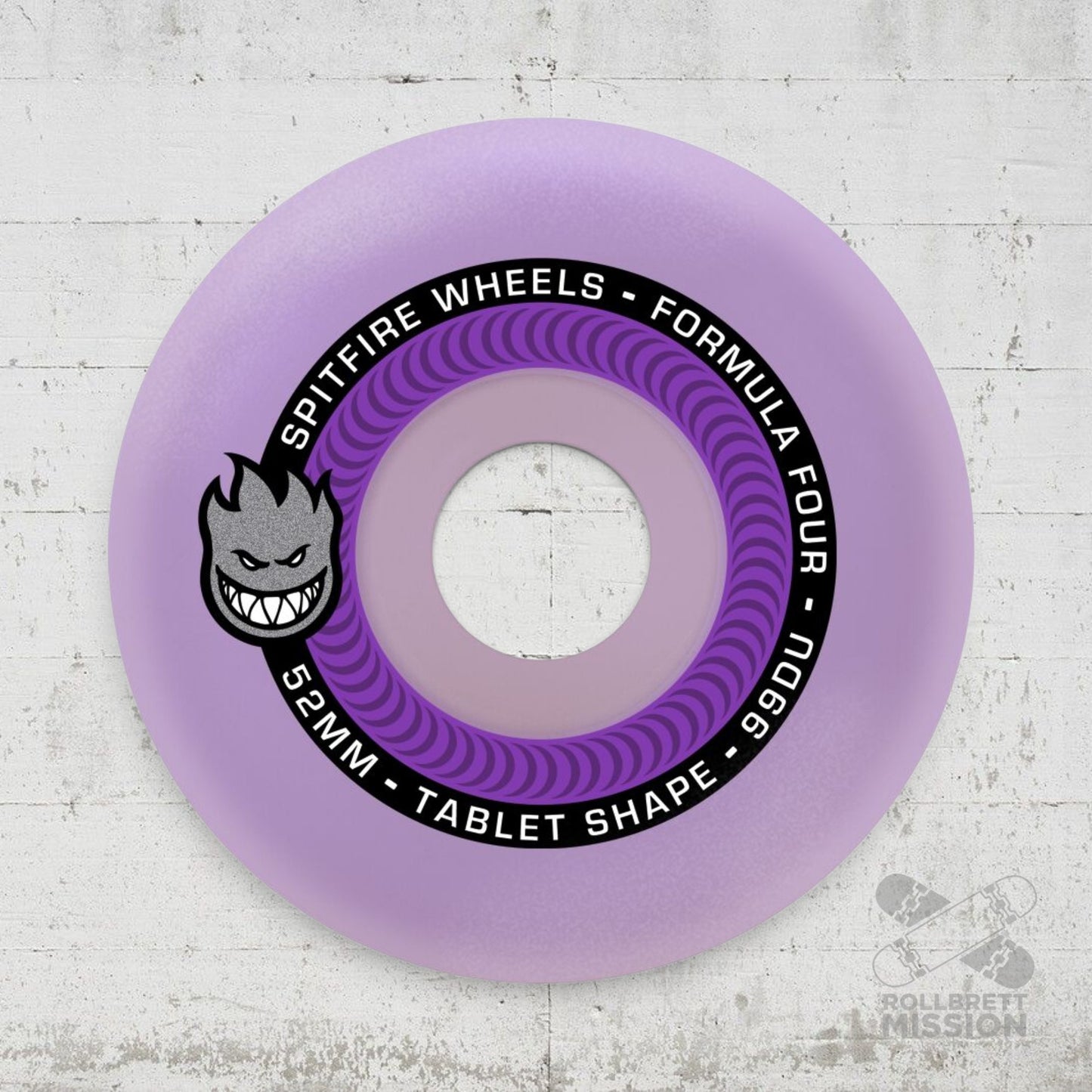 Spitfire F4 52mm 99A Tablets lavender Wheels