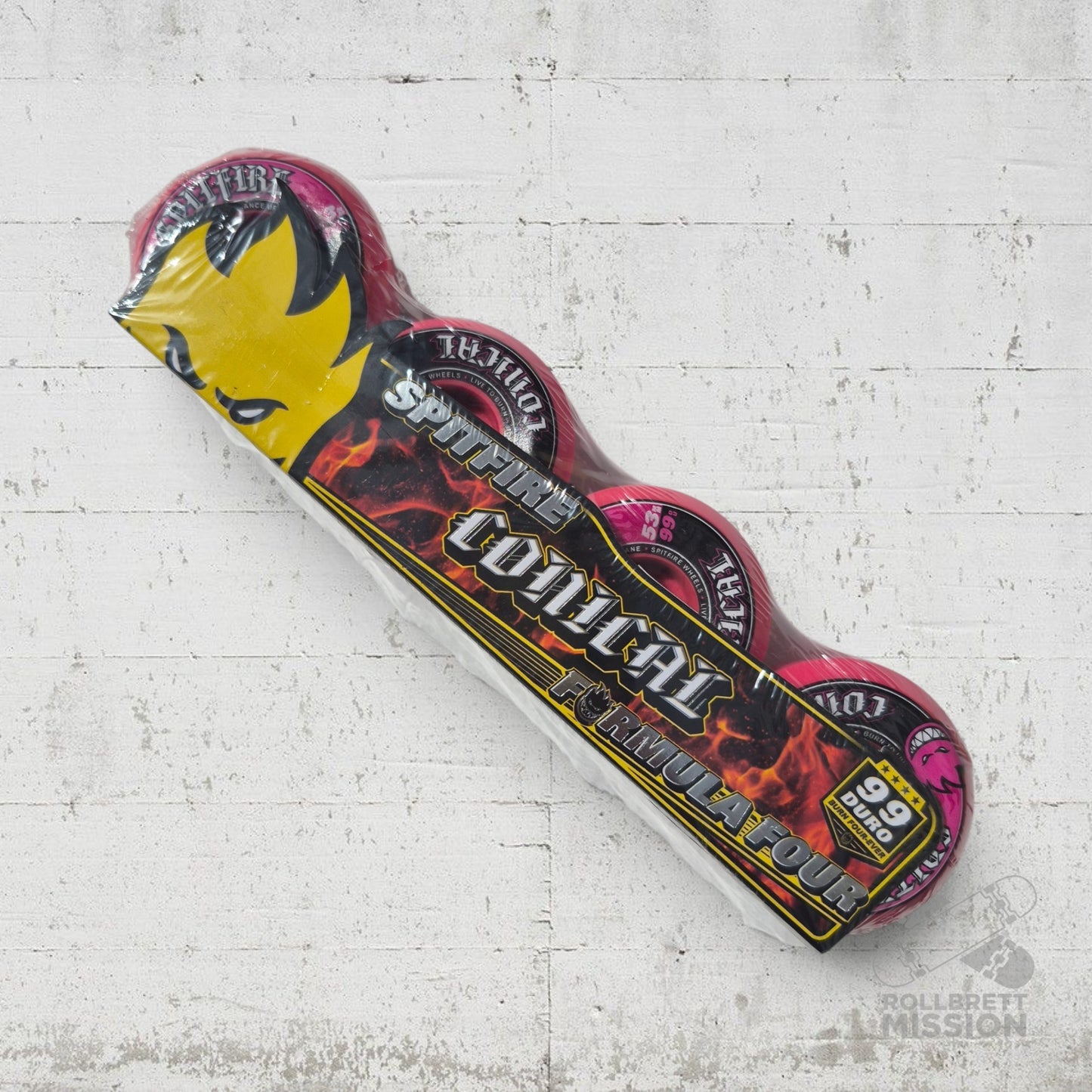 Spitfire F4 53mm 99A Conical pink Wheels