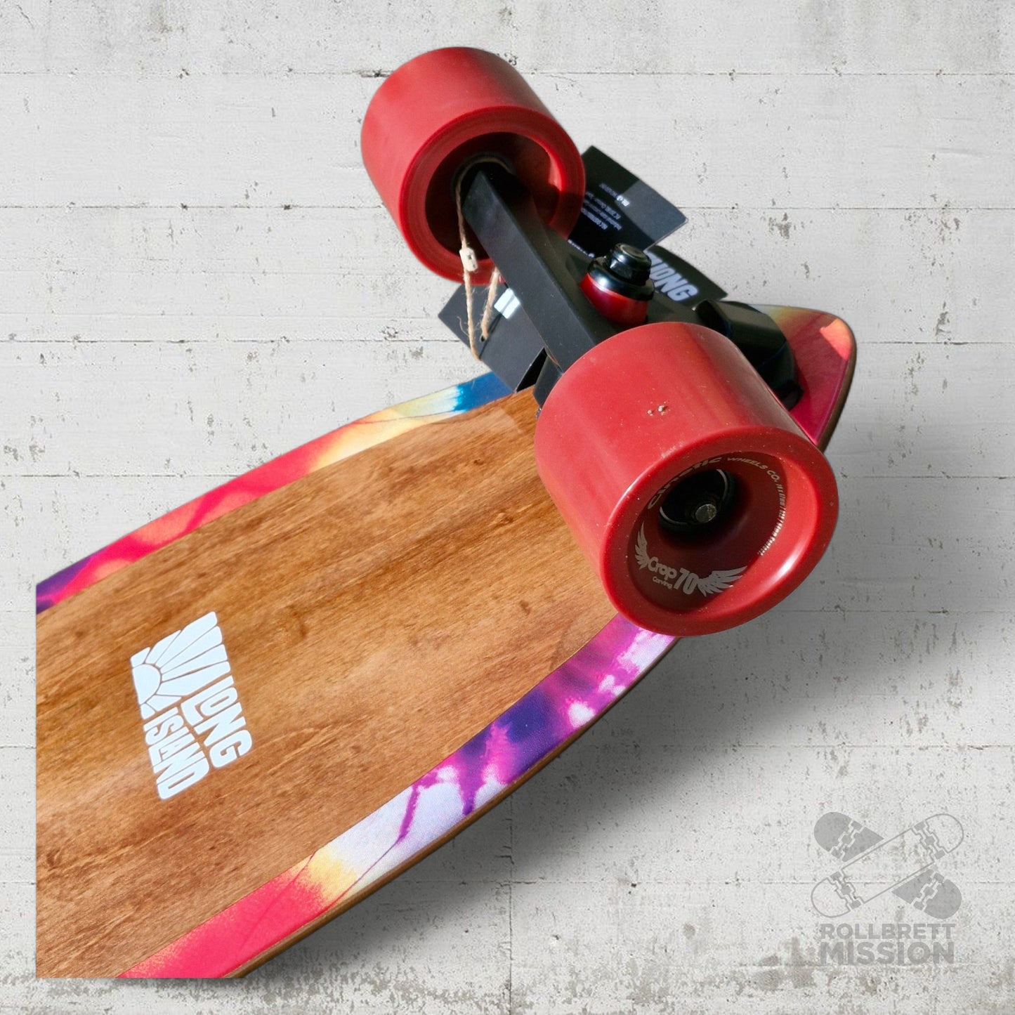 Long Island Woodstock Kicktail 9.0" x 36" Complete Cruiser Longboard