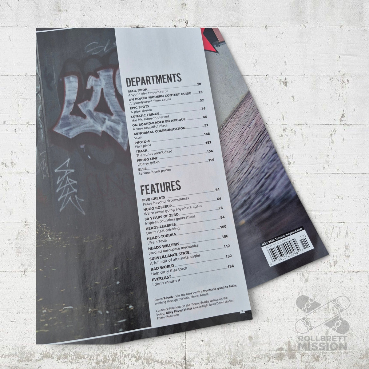 Thrasher Magazine Heft Ausgabe 556 November 2026