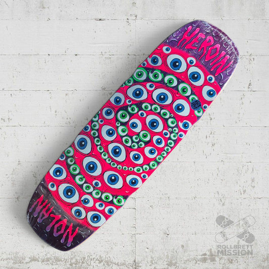 Heroin Skateboards Nolan Spiralize 9.5 Deck
