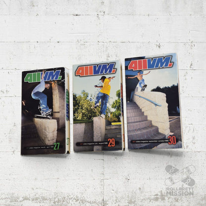 VHS Skatevideo 411VM Issue 27 29 30 1998