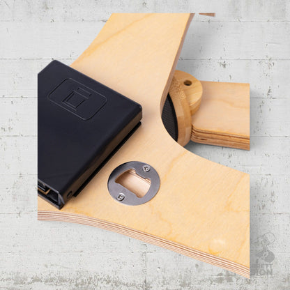 Wooden Skateboard Bench - Beine aus Holz für Sitzbank