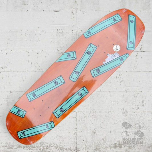 Robotron Multirail orange shaped 9.0 Deck - Skateboard - Decks - Rollbrett Mission
