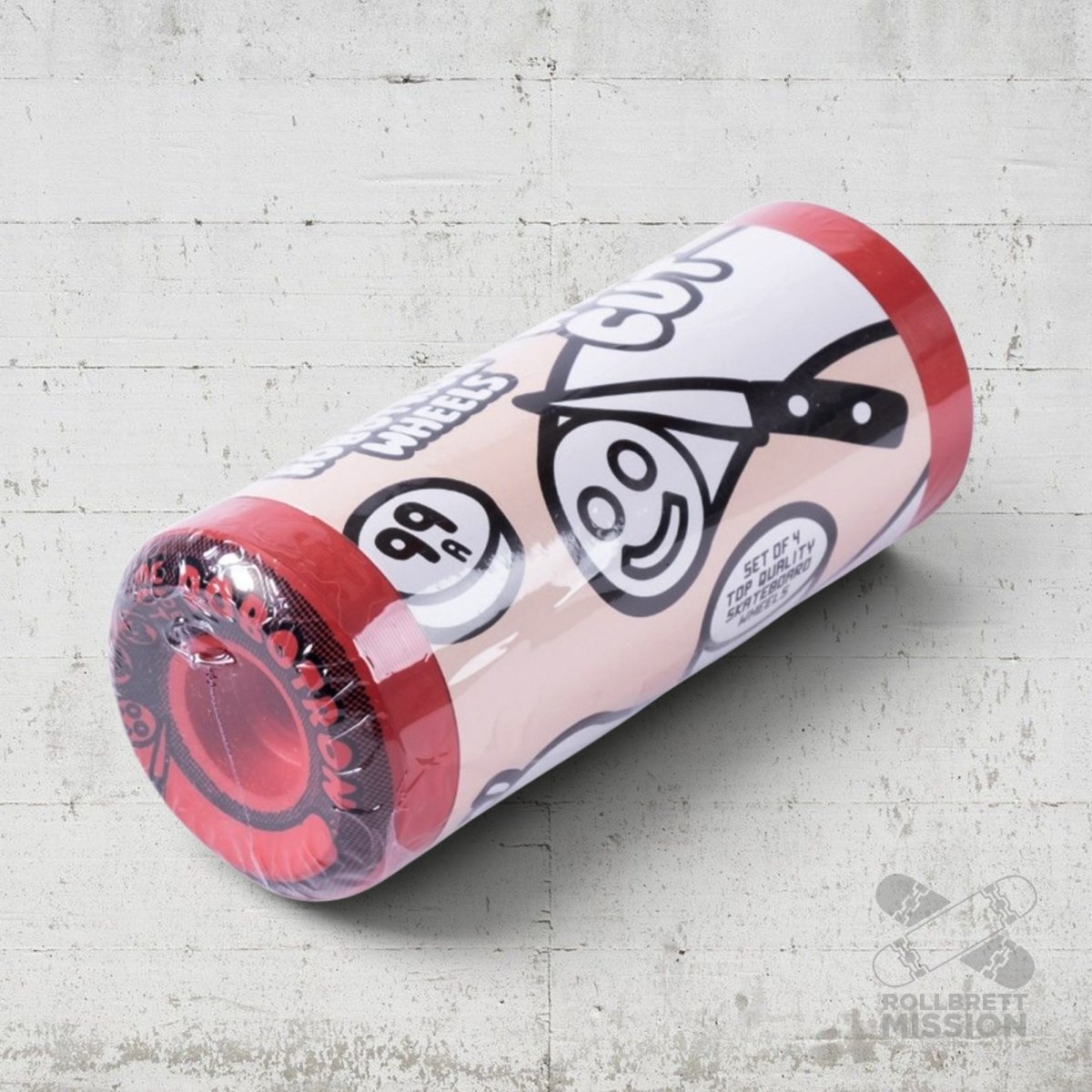Robotron Wide Cut Wheels 52mm 99A red - Skateboard-Rollen - Rollbrett Mission