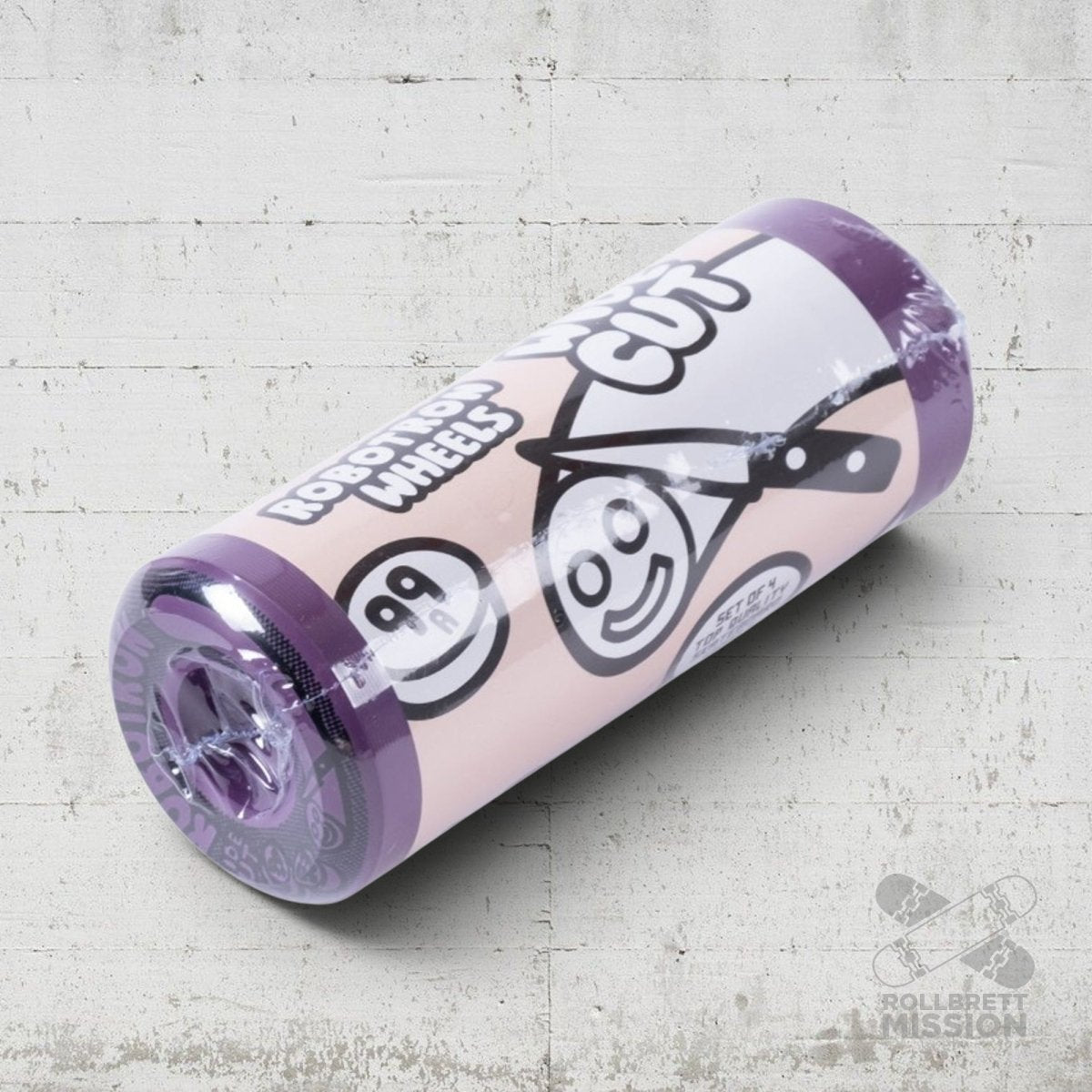 Robotron Wide Cut Wheels 53mm 99A purple - Skateboard-Rollen - Rollbrett Mission