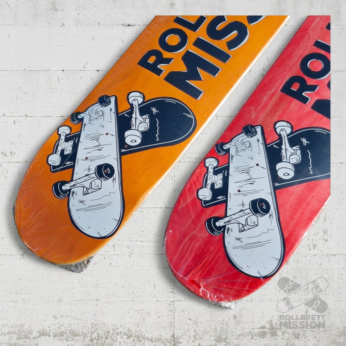 Rollbrett Mission 3D Classic 8.0 Deck - Skateboard - Decks - Rollbrett Mission