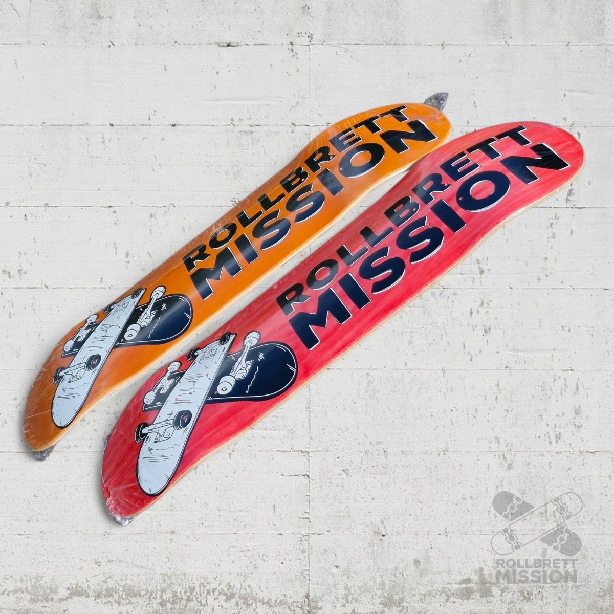 Rollbrett Mission 3D Classic 8.0 Deck - Skateboard - Decks - Rollbrett Mission