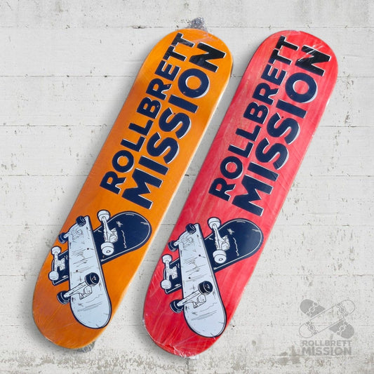 Rollbrett Mission 3D Classic 8.0 Deck - Skateboard - Decks - Rollbrett Mission