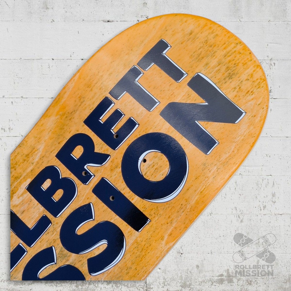 Rollbrett Mission 3D Logo 8.25 Deck - Skateboard - Decks - Rollbrett Mission