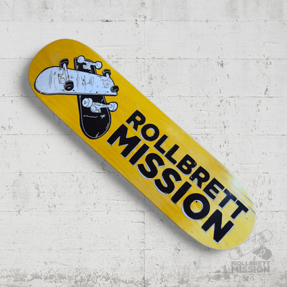 Rollbrett Mission 3D Logo 8.5 Deck - Skateboard - Decks - Rollbrett Mission
