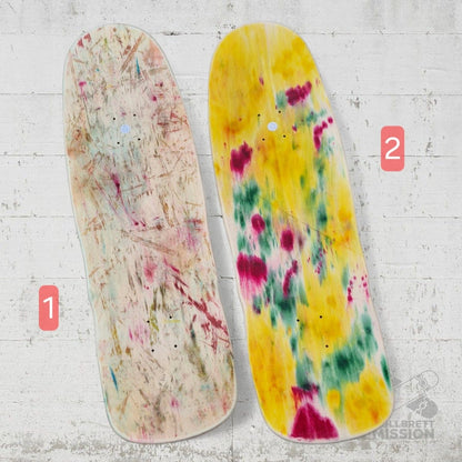 Rollbrett Mission 3D Logo Acid 10.0 Old School Deck - Skateboard - Decks - Rollbrett Mission