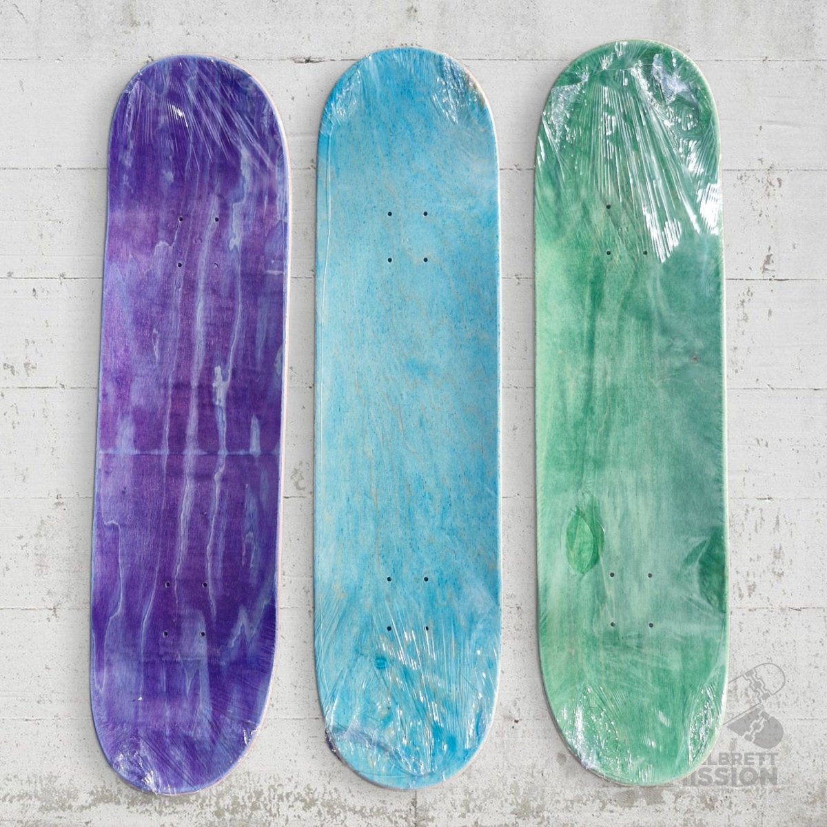 Rollbrett Mission 3D Logo Acid 8.5 Deck - Skateboard - Decks - Rollbrett Mission