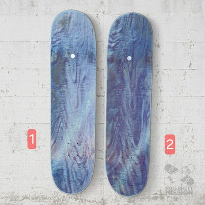 Rollbrett Mission 3D Logo Acid 8.5 Deck - Skateboard - Decks - Rollbrett Mission