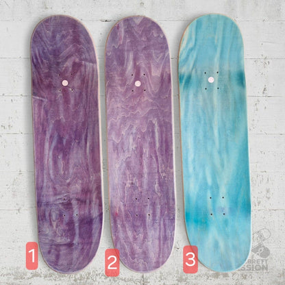 Rollbrett Mission 3D Logo Acid 9.0 Deck - Skateboard - Decks - Rollbrett Mission
