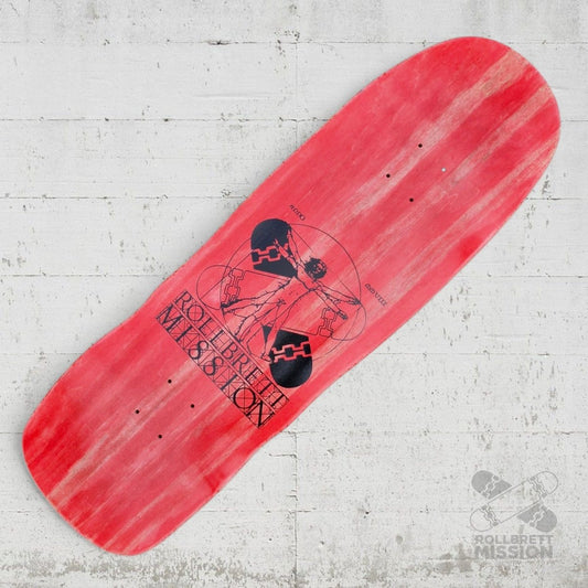 Rollbrett Mission ALTE SCHULE Vitruvian 10.0 Old School Deck - Skateboard - Decks - Rollbrett Mission