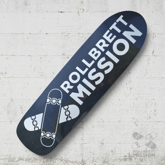 Rollbrett Mission Black Pool Cruiser Deck 9.0" - Skateboard-Decks - Rollbrett Mission