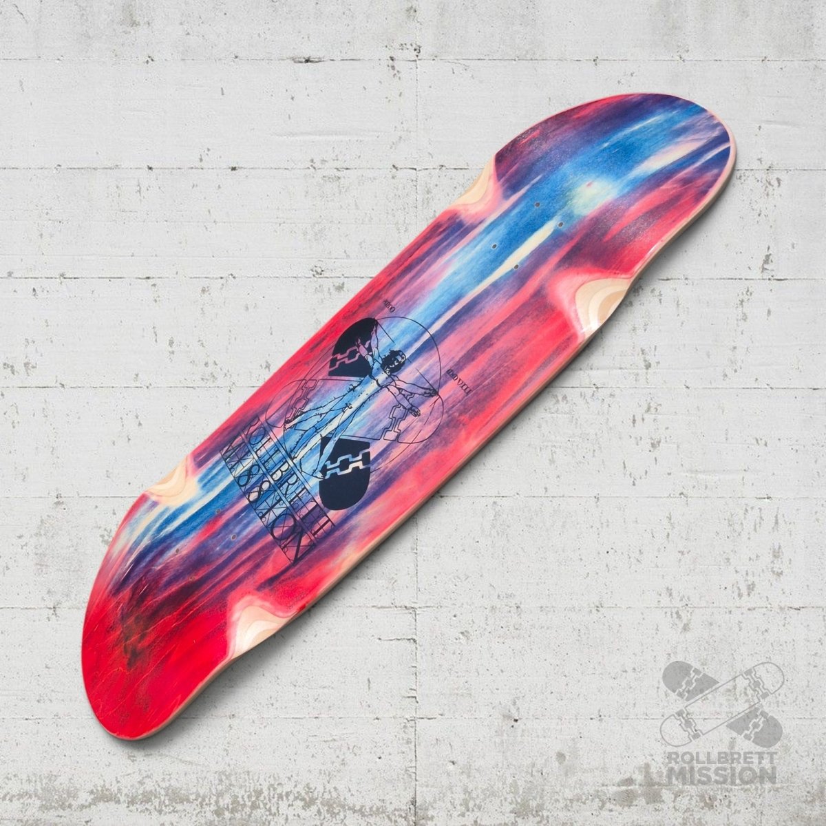Rollbrett Mission BREITER BUBE Acid Stain Wheel Wells 10.5 Deck 11 - Skateboard-Decks - Rollbrett Mission