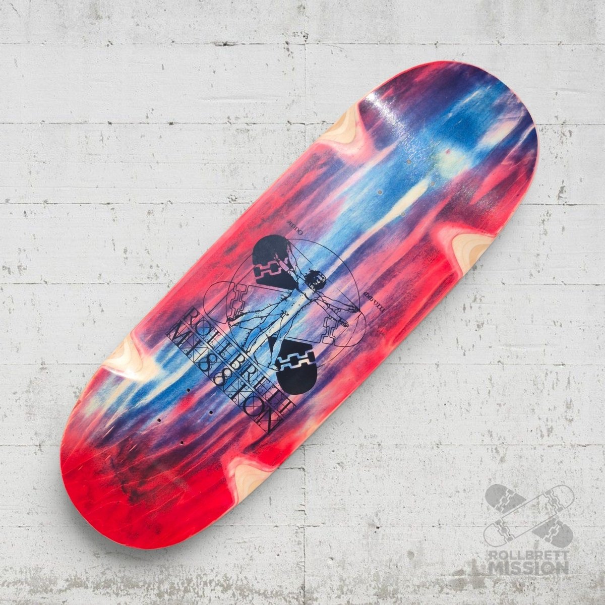 Rollbrett Mission BREITER BUBE Acid Stain Wheel Wells 10.5 Deck 11 - Skateboard-Decks - Rollbrett Mission
