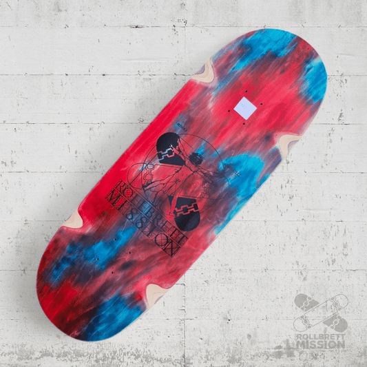Rollbrett Mission BREITER BUBE Acid Stain Wheel Wells 10.5 Deck - Skateboard - Decks - Rollbrett Mission