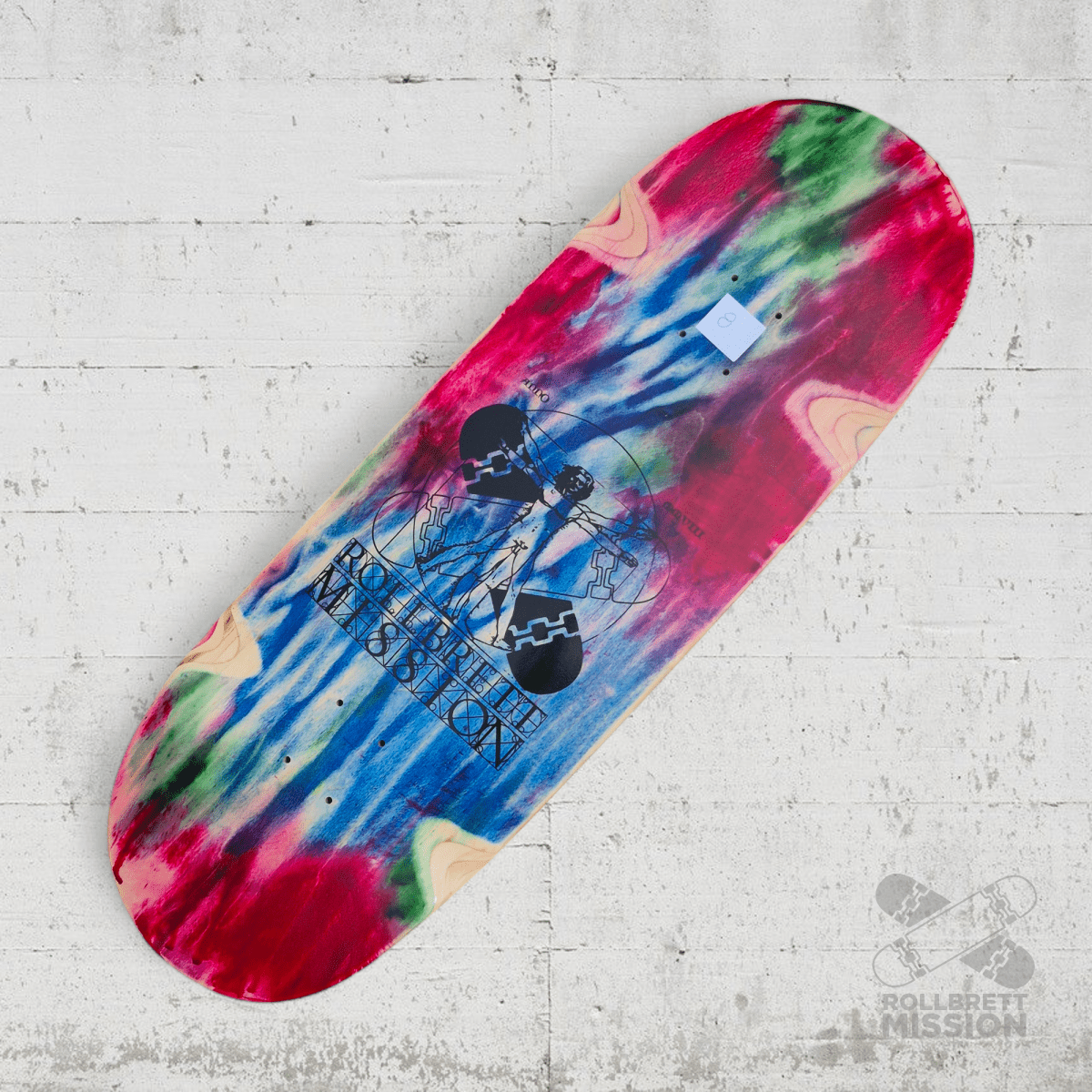 Rollbrett Mission BREITER BUBE Acid Stain Wheel Wells 10.5 Deck - Skateboard - Decks - Rollbrett Mission