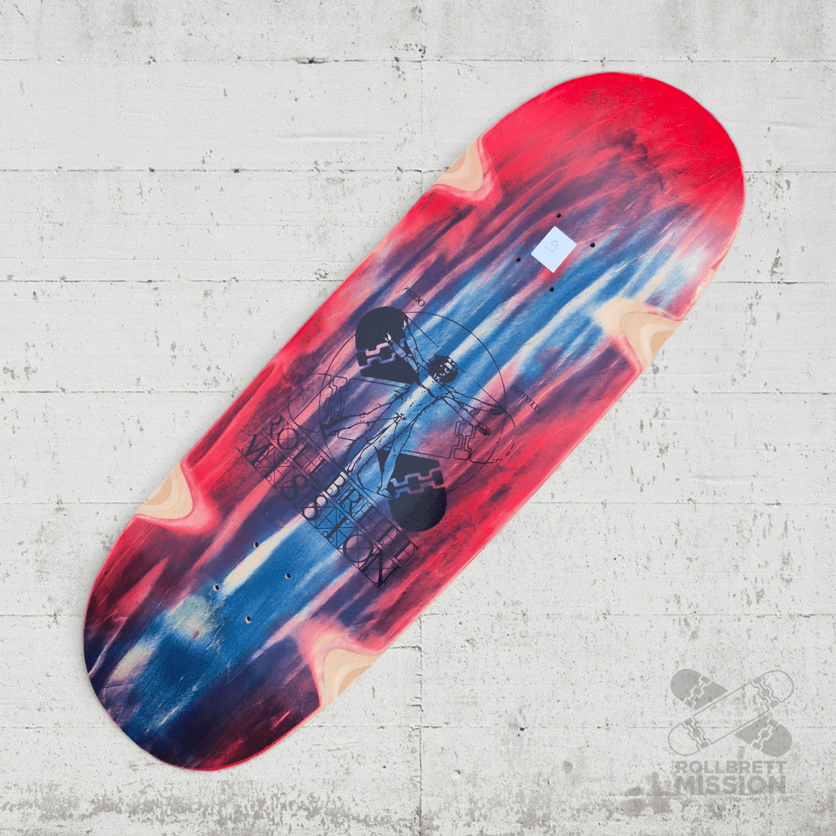 Rollbrett Mission BREITER BUBE Acid Stain Wheel Wells 10.5 Deck - Skateboard - Decks - Rollbrett Mission