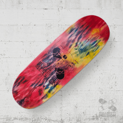 Rollbrett Mission BREITER BUBE Vitruvian 10.5 Deck Acid 18 - Skateboard - Decks - Rollbrett Mission