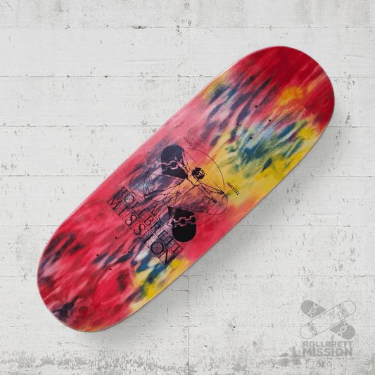 Rollbrett Mission BREITER BUBE Vitruvian 10.5 Deck Acid 18 - Skateboard - Decks - Rollbrett Mission